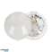 8080T/MAT RIVA/MS. lighting fixture with microwave motion sensor. 100W. E27. IP44. frosted glass. grommets image 3