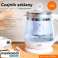 AD 1299 white Glass kettle 1.5 l with infuser and temperature control image 2