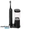AD 2180 escova de dentes sónica preta com irrigador 2 em 1 foto 2