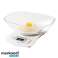 AD 3137 balance de cuisine blanche avec bol photo 5