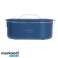 AD 4505 blauw Voedselcontainer verwarmde metalen container foto 3