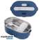 AD 4505 blauw Voedselcontainer verwarmde metalen container foto 4