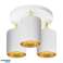 BATI wall and ceiling fixture. max. power 3x60W. E27. white image 2
