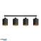 BATI wall and ceiling fixture. max. power 4x60W. E27. black image 2