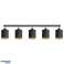 BATI wall and ceiling fixture. max. 5x60W. E27. black image 2