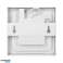 LETI LED 12W. Deckenleuchte des Typs Downlight. Aufputz. quadratisch. 800lm. 3000K. weiß. integrierter LED-Treiber Bild 6