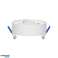 SORMUS R marco decorativo para luz puntual. MR16/GU10 máx. 50W. ajustable. redondo. blanco fotografía 3