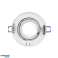 SORMUS R marco decorativo para luz puntual. MR16/GU10 máx. 50W. ajustable. redondo. blanco fotografía 5