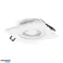 DARI S dekorativ ramme til punktbelysning. MR16/GU10 max 50W. firkantet. hvid IP44 billede 1