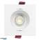 FONDI SC decorative frame for spot luminaire. MR16/GU10 max. 50W. square. constant. Aluminium. White image 4