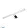 PEEGEL LED 9W, lamp above the mirror, 810lm, 4000K, length 60 cm, plastic+acrylic, silver image 2