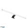 PEEGEL LED 9W, lámpara sobre el espejo, 810lm, 4000K, longitud 60 cm, plástico+acrílico, negro fotografía 3