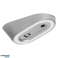 AGRA LED onderkastlamp 2.5W. 80lm. 4000K. met contactloze schakelaar en USB A C oplaadfunctie. grijs foto 3