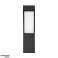 PIRYT LED 10W. udendørs lampe 800lm. IP54. 4000K. sort billede 3