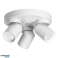 MALTA SP 3. luminaire mural et plafond. GU10 max. 3x12W. IP20. blanc. base ronde photo 1