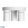 MALTA SP 3. luminaire mural et plafond. GU10 max. 3x12W. IP20. blanc. base ronde photo 4