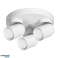 MALTA SP 3. luminaire mural et plafond. GU10 max. 3x12W. IP20. blanc. base ronde photo 5