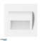 DRACO LED NEW 1.5W. recessed stair light. 12VDC. 30lm. 4000K. white. innovative mounting method image 2