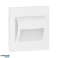 DRACO LED NEW 1.5W. recessed stair light. 12VDC. 30lm. 4000K. white. innovative mounting method image 3