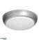 KOKO luminaire 2xE27 with microwave motion sensor. 2x40W. silver polypropylene. matte polycarbonate. IP44. IK10 image 1