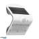 SILOE LED 1.5W. solcellelampe med bevegelsessensor 120st. 190lm. IP65. 4000K. 1200mAh. dobbelt lyskilde. hvit bilde 3