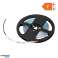 LED szalag 12V. 2835. 60L/m. 500lm/m. 4,8W/m. IP20. 3000K. 5m kép 1