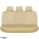 AG338F Seteputer ekoskinn beige bilde 3