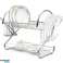 AG373 Dish Drainer 2 Tiers Steel image 1