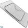 AG491C Tapis de bain 2 pièces gris photo 1
