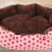 AG602A Hundebett mit Kissen rosa 35x37 Bild 2