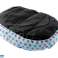 AG602B Hondenbed met Kussen Blauw 35x37 foto 1