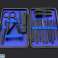 AG603D Set de manucure bleu photo 3