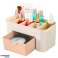 AG605A Cosmetics Organizer White-Pink image 1