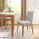 AG865 Housse de chaise gris-blanc photo 2
