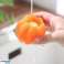 AG895A Éponge de lavage anti-peluches orange photo 1
