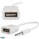 AK290 aux minijack-adapter3,5 mm usb bilde 2