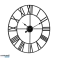 Große Wanduhr aus Aluminium 60 cm Bild 1