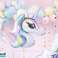 Unicorn foil balloon 73cm x 90cm image 1