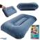 BESTWAY 67121 Inflatable tourist pillow velour navy blue image 5