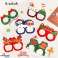 BQ89A Papier Weihnachtsbrillen für Kinder Bild 3