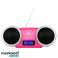 Radio CR 1139 rose avec bluetooth / usb photo 1