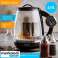 CR 1290 schwarz Glaskessel 2,0 l mit Sieb und Temperaturregelung Bild 2