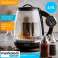 CR 1290 schwarz Glaskessel 2,0 l mit Sieb und Temperaturregelung Bild 4