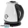 CR 1344 alb Ceainic metalic cu termometru 1.7l fotografia 2