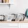 Electric kettle TEESA glass inox 2200 W white 1.7 L image 5