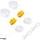 DA206 White Rotating Buckle Shoelaces image 1