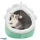 DA228C Cabina para perros para gatos tamaño l verde fotografía 2