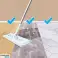 TELESCOPIC FLAT MOP + INSERTS FOR WASHING THE FLOOR AND COLLECTING WET DUST image 4