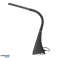 DL 12/B DOLOMIT LED 5W. lampka biurkowa z budzikiem. 300lm. 4000K. czarna zdjęcie 5