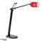 ERGO LED. lámpara de escritorio con cargador USB. 8W. 400lm. 3000 4000 6000K. cambio de temperatura de color. función de atenuación. negra fotografía 1